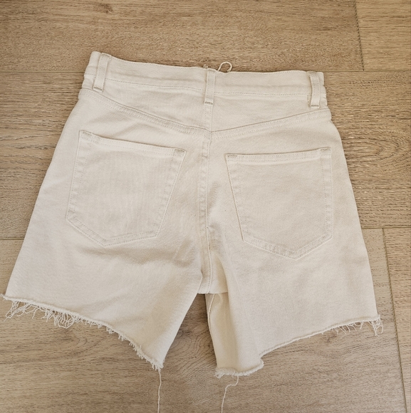NWT $98 Faherty Sunwashed Denim Shorts Egret - Picture 5 of 8